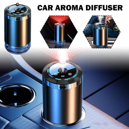Smart Auto-Start Car Aroma Diffuser & Humidifier – Intelligent Fragrance