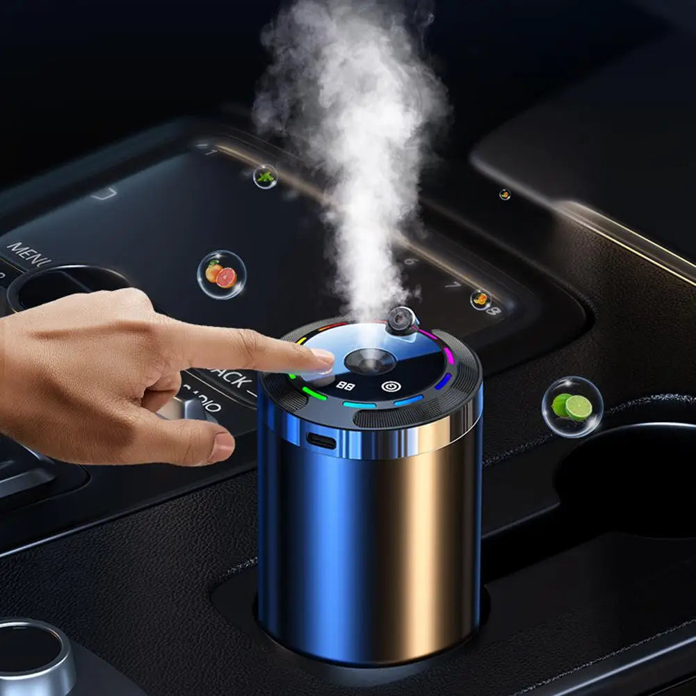 Smart Auto-Start Car Aroma Diffuser & Humidifier – Intelligent Fragrance
