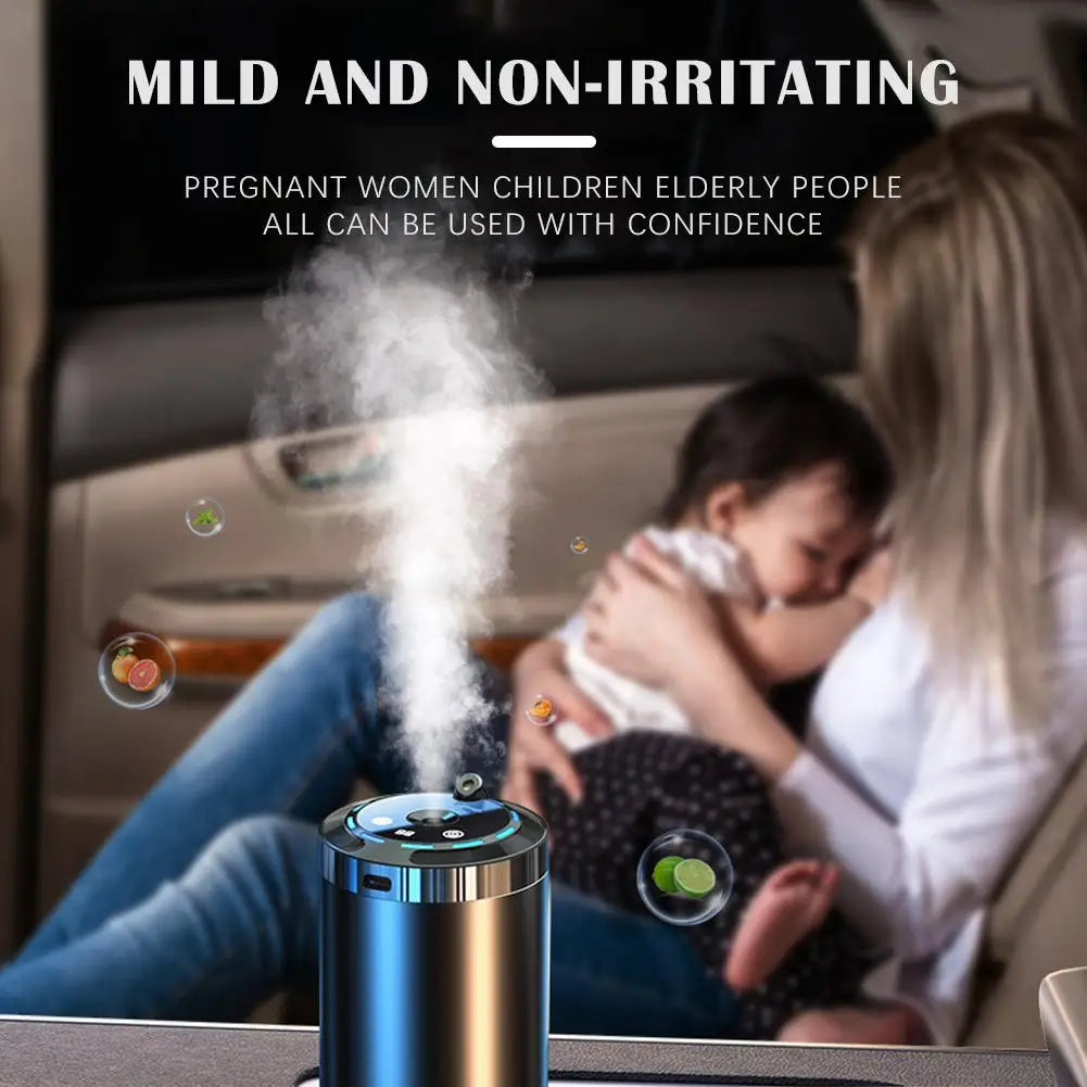 Smart Auto-Start Car Aroma Diffuser & Humidifier – Intelligent Fragrance