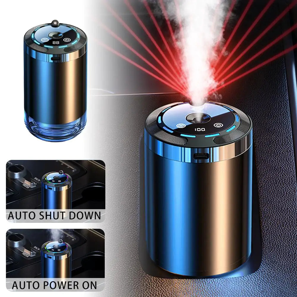 Smart Auto-Start Car Aroma Diffuser & Humidifier – Intelligent Fragrance