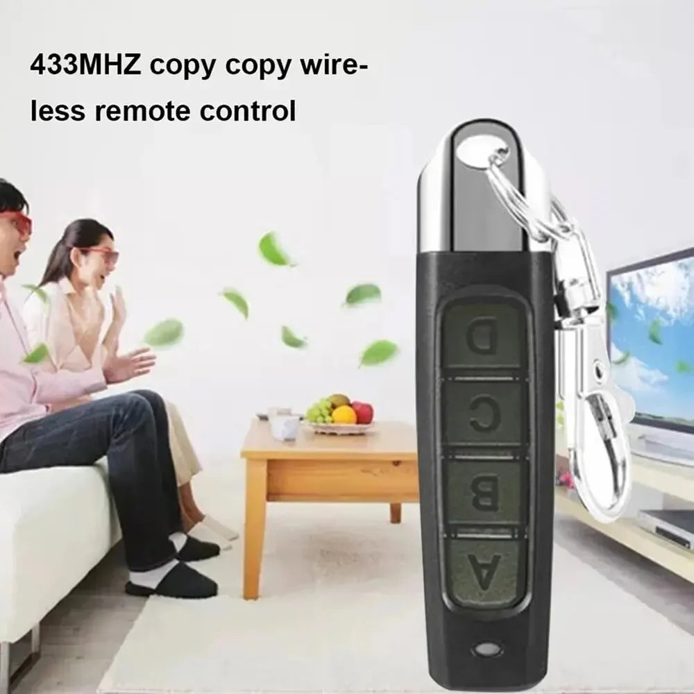 Universal 433MHz Garage Door Remote Control Duplicator – 4-Channel Clone Key